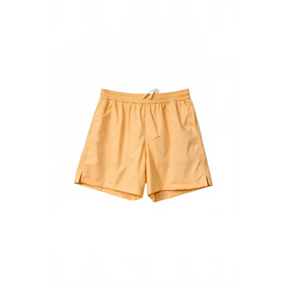 NEW FEDELI men's madeira airstop swim shorts trunks in light orange